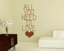 All You Need Quotes Wall Decal Motivational Vinyl Art Stickers